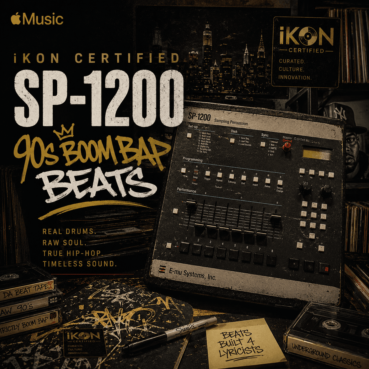 iKon Certified: SP-1200 90s Boombap Beats — Apple Music