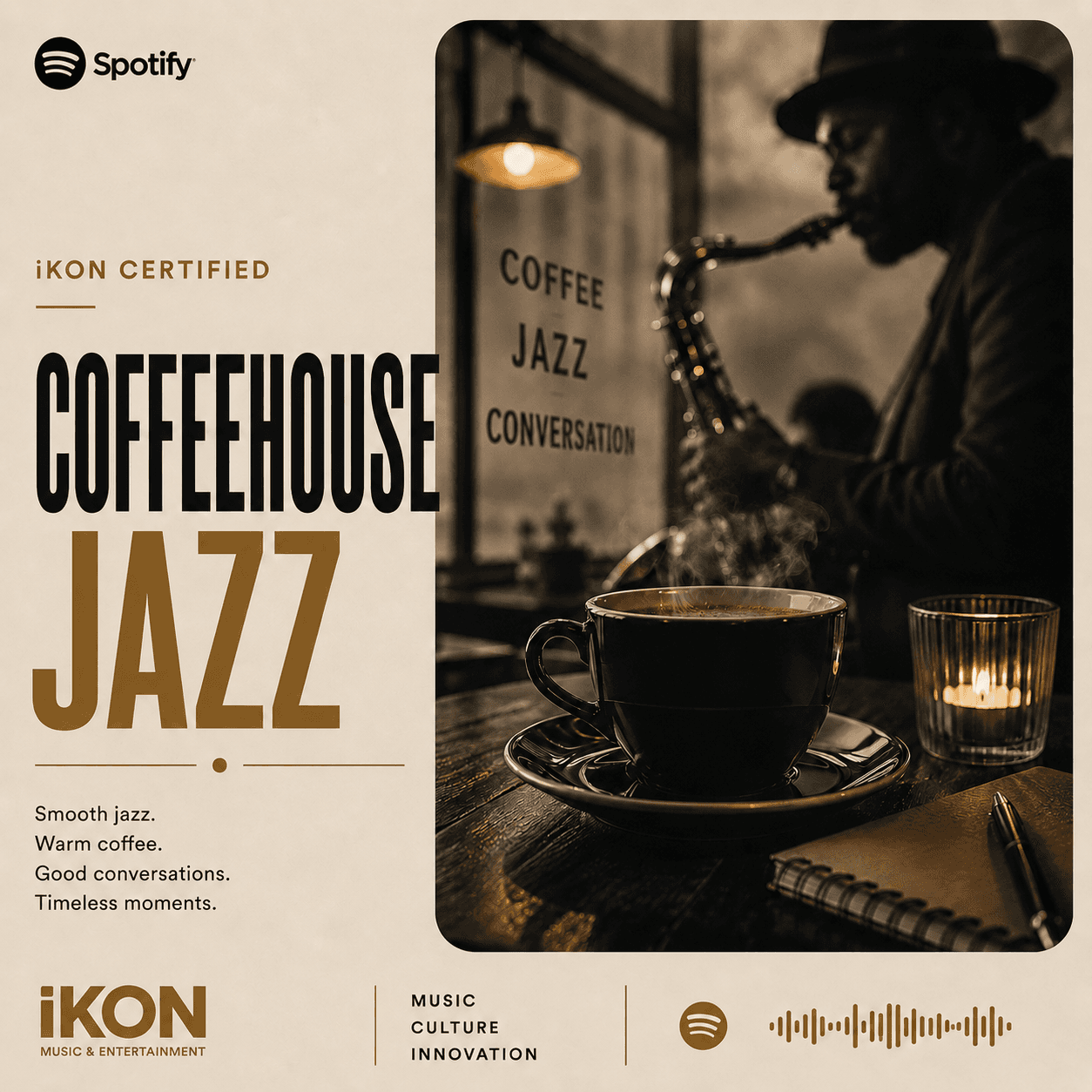 iKon Certified: Coffeehouse Jazz — Spotify